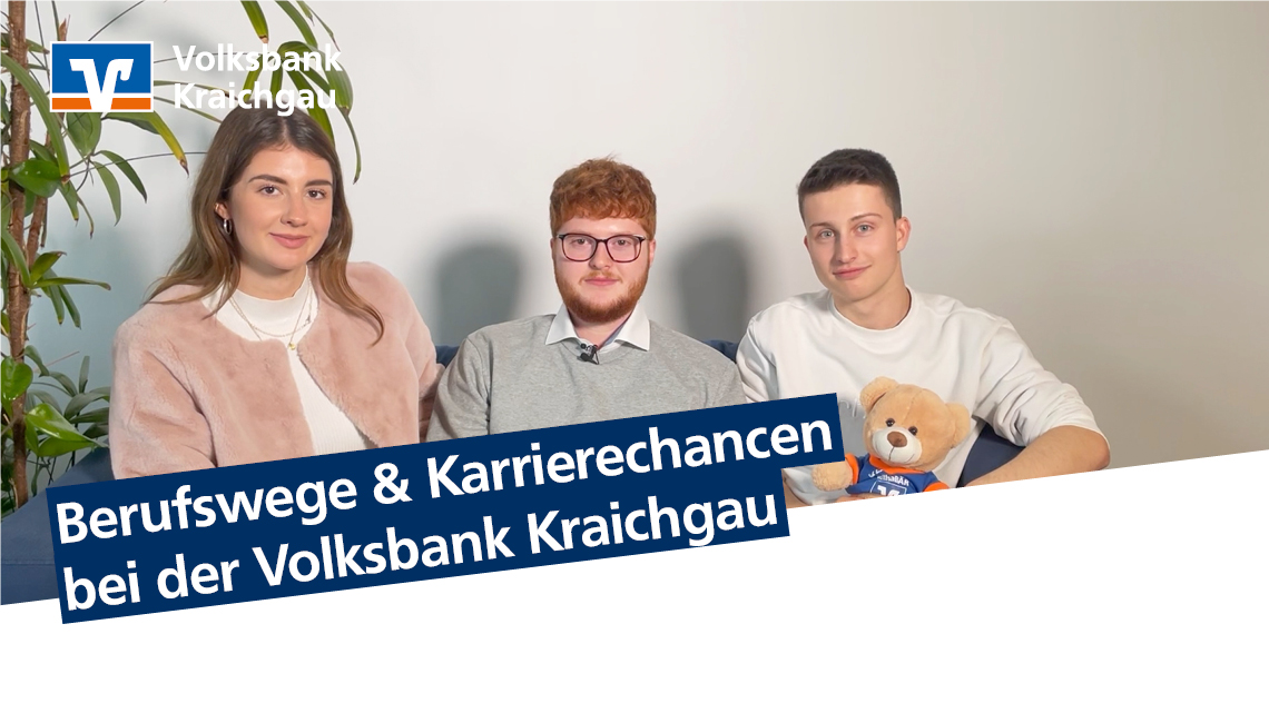 Berufswege & Karrierechancen bei der Volksbank Kraichgau